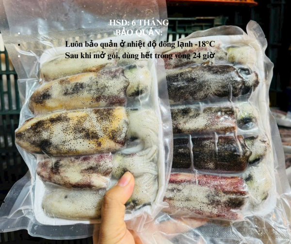 Mực lá tươi loại 1 - Hình ảnh 4