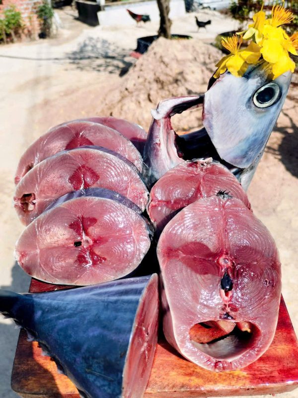 Cá ngừ sọc (cắt lát)